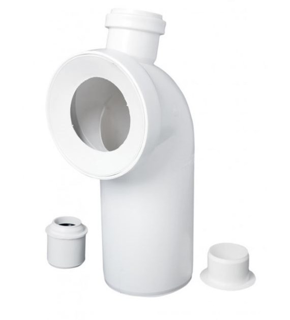 Kolano WC fi 110 90* z wyjściem na fi 50