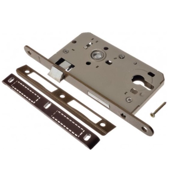 Zamek drzwiowy wpuszczany JANIA 72/55 wkładka LEWY