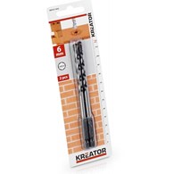 KREATOR Wiertło do betonu 6x120mm HEX
