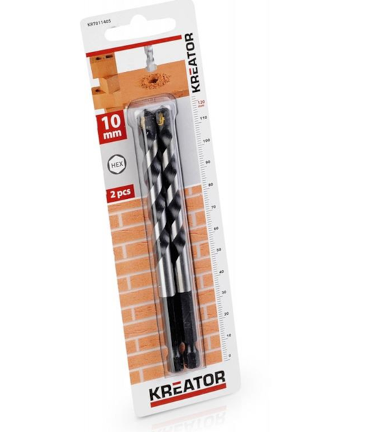 KREATOR Wiertło do betonu 10x120mm HEX