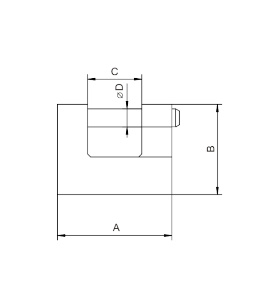 Kłódka patentowa AB trzpieniowa KST-70 DIAMANTO
