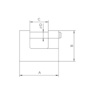 Kłódka patentowa AB trzpieniowa KST-90 DIAMANTO