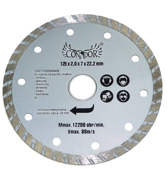 Tarcza diament 180 TURBO
