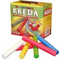 Kreda kolorowa okrągła, 50szt