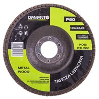 Tarcza listkowa 125 gr 60 DIAMANTO