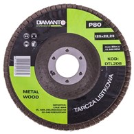 Tarcza listkowa 125 gr 80 DIAMANTO