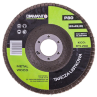 Tarcza listkowa 125 gr 80 DIAMANTO