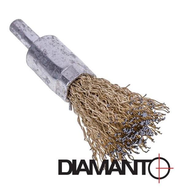 Szczotka pędzelkowa z trzpieniem 16mm DIAMANTO