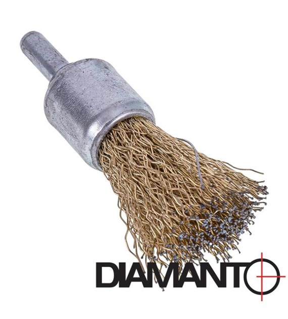 Szczotka pędzelkowa z trzpieniem 19mm DIAMANTO
