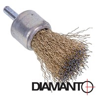 Szczotka pędzelkowa z trzpieniem 25mm DIAMANTO