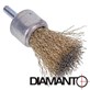 Szczotka pędzelkowa z trzpieniem 25mm DIAMANTO