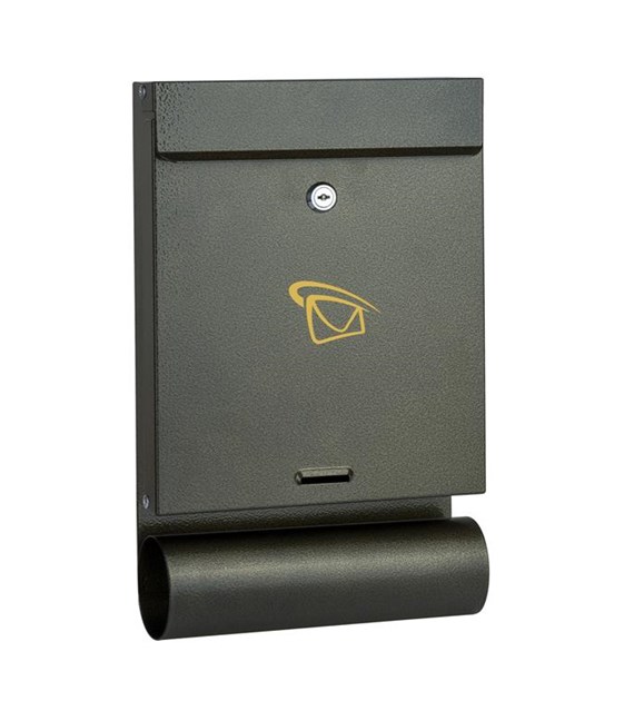 Skrzynka na listy prosta pionowa z tubą 390x250x60mm