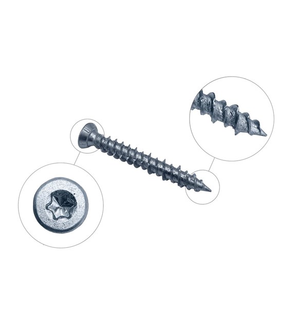 Wkręt hartowany do mocowania ościeżnic WHO-75x 52mm