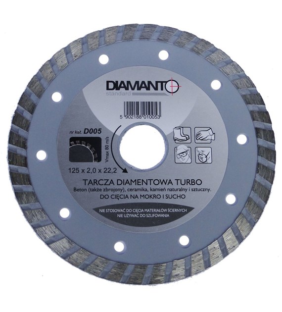 Tarcza diament DIAMANTO STANDARD 180 TURBO