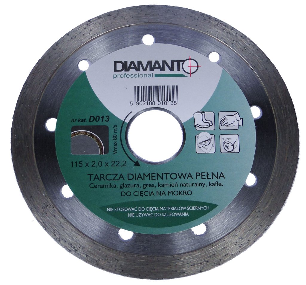 Tarcza diament DIAMANTO PROFESSIONAL 125 PEŁNA