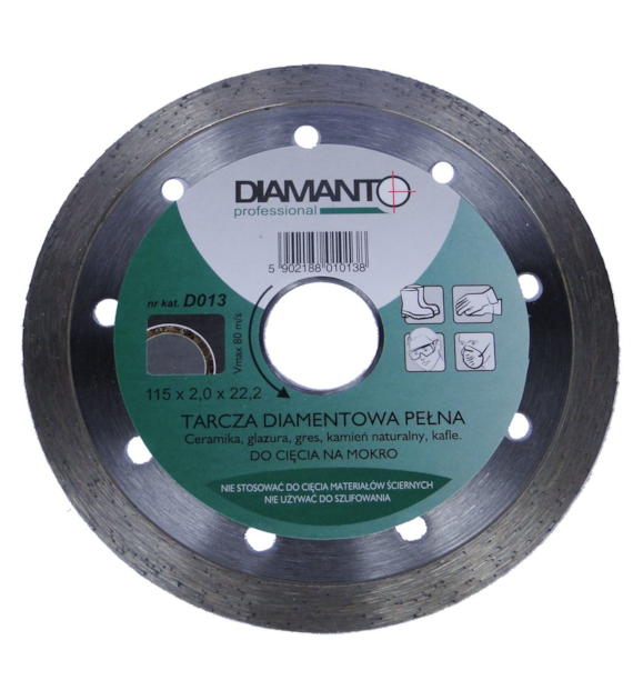 Tarcza diament PROFESSIONAL 230 PEŁNA DIAMANTO