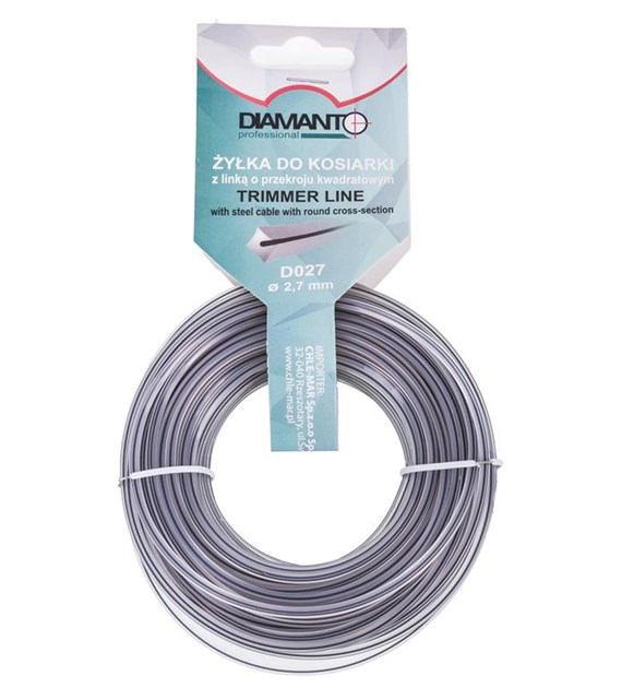 Żyłka do kosiarki z linką 2,7mm 15m DIAMANTO