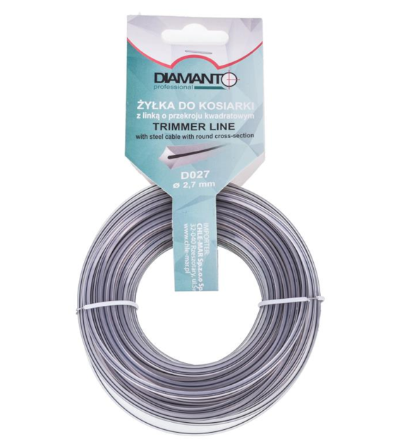 Żyłka do kosiarki z linką 2,7mm 15m DIAMANTO