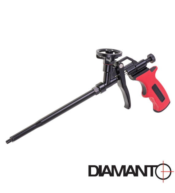 Pistolet do pianki montażowej - metalowy, pokryty teflonem DIAMANTO
