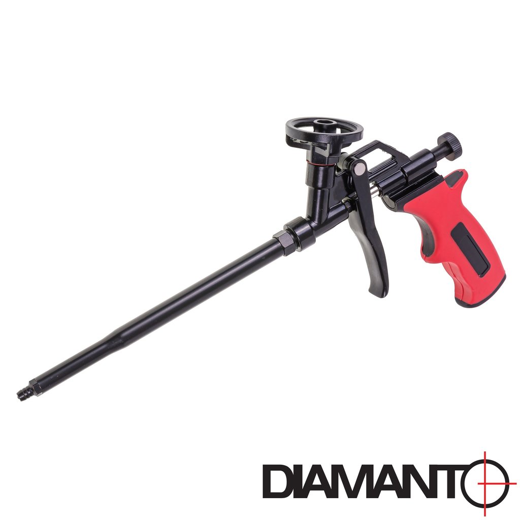 Pistolet do pianki montażowej - metalowy, pokryty teflonem DIAMANTO