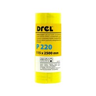Papier ścierny na rolce 115 x 2500 mm P220 żółty