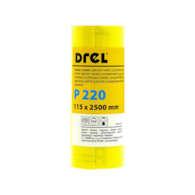 Papier ścierny na rolce 115 x 2500 mm P220 żółty