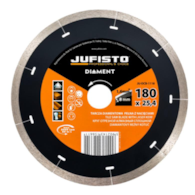 JUFISTO Tarcza diamentowa 180 x 25,4 mm pełna