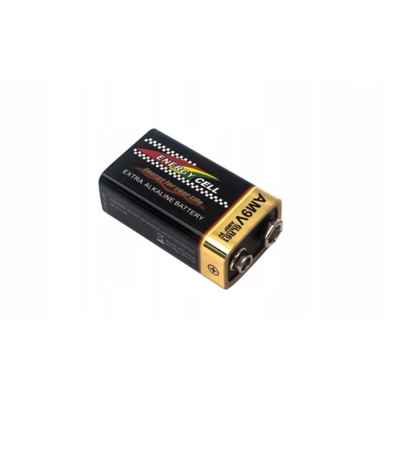 Bateria Energy Cell 6LR61 ALKALICZNA 9V prostokątna mała