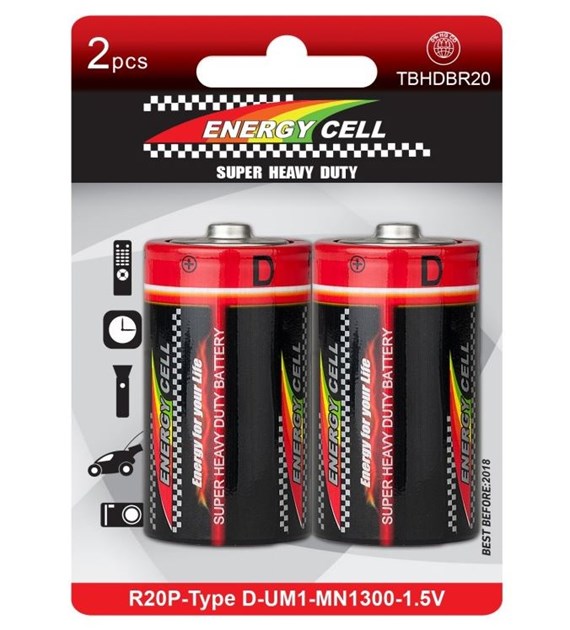 Bateria Energy Cell R-20 ZWYKŁA TBHDSR20