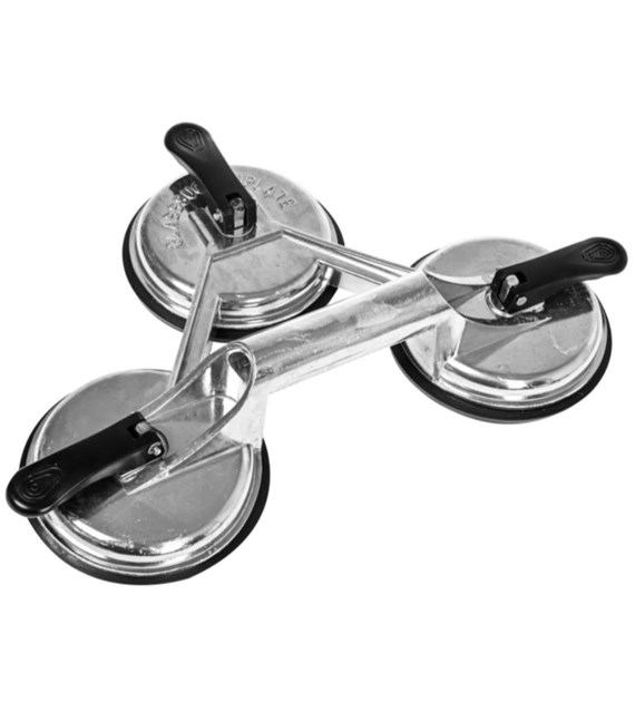 Przyssawka do szyb aluminiowa potrójna 120 mm DREL