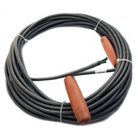 Spirala kanalizacyjna /CZARNA/ fi  9 -  8m