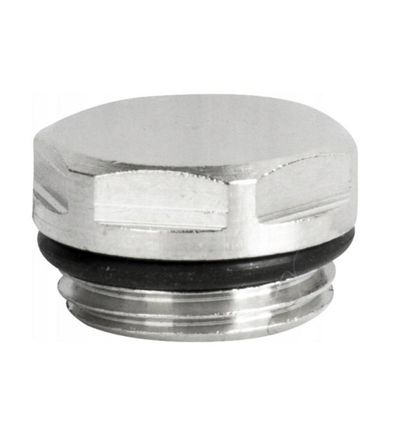 Korek 1/2' do grzejnika z uszczelką