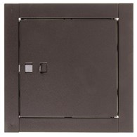 Drzwiczki kominowe 14x14cm malowane brązowe