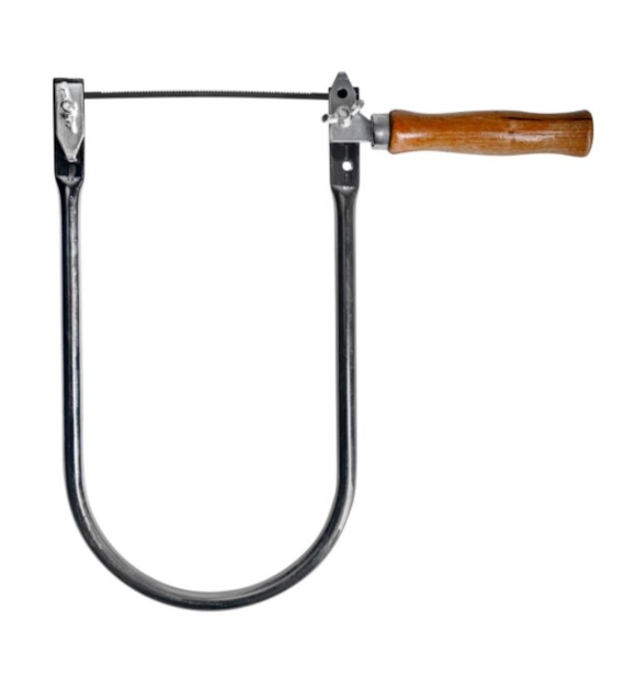 Piła włosowa 130 mm głębokość cięcia 250 mm drewniany uchwyt