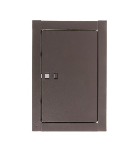 Drzwiczki kominowe 14x21cm malowane brązowe