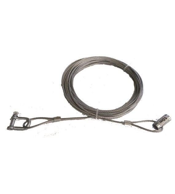 Linka kominiarska stalowa 12m fi 3mm