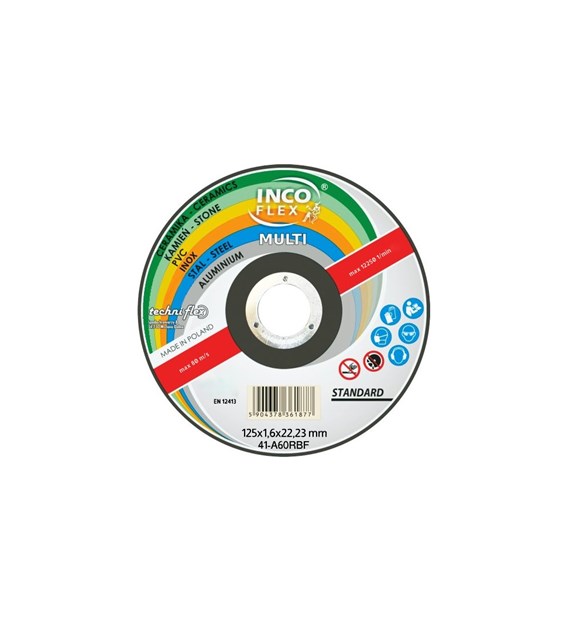 Tarcza INCO MULTI 125x1,6mm