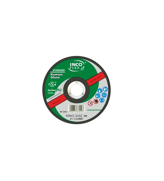 Tarcza INCO beton płaska 350x3,5mm