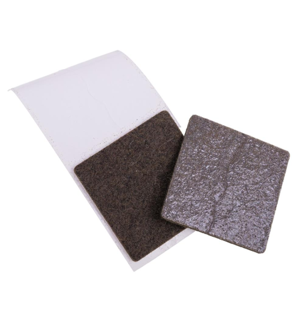 Ślizgacz meblowy  50x50mm brązowy 2szt