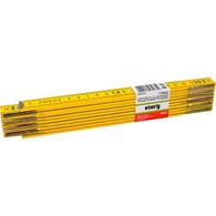 Miara składana drewniana 2m, żółta