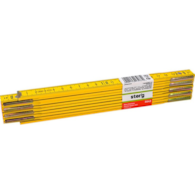 Miara składana drewniana 2m, żółta