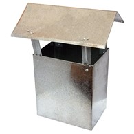 Kominek wentylacyjny ocynkowany 14x20cm