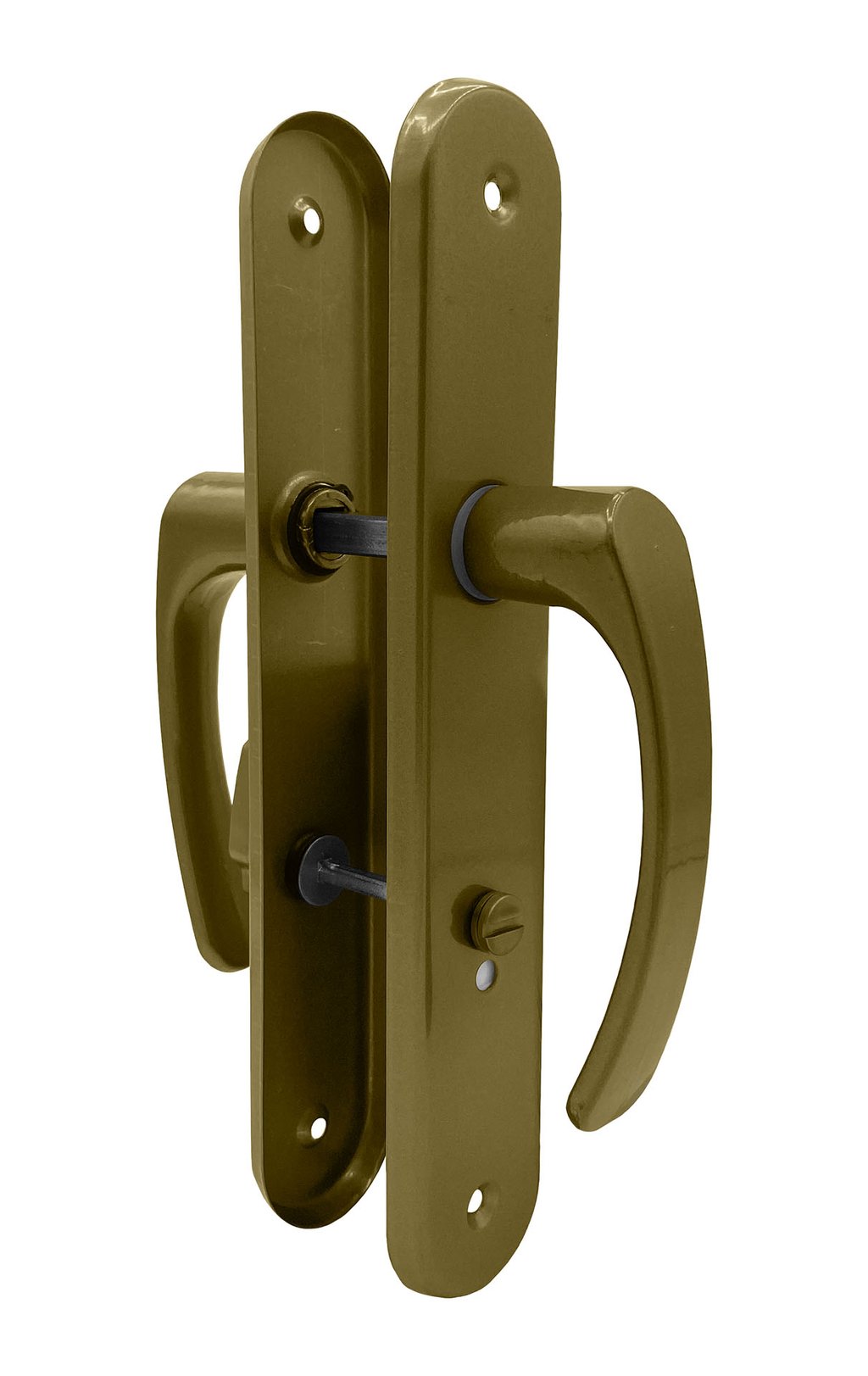 Klamka drzwiowa seger.długi szyld  60WC. ZŁOTA