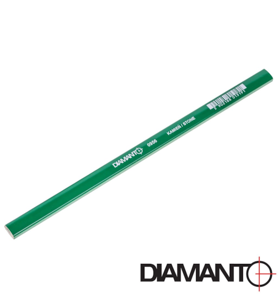 Ołówek do kamienia 250mm - zieony DIAMANTO