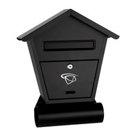 Skrzynka na listy domek duży z tubą 450x400x70mm