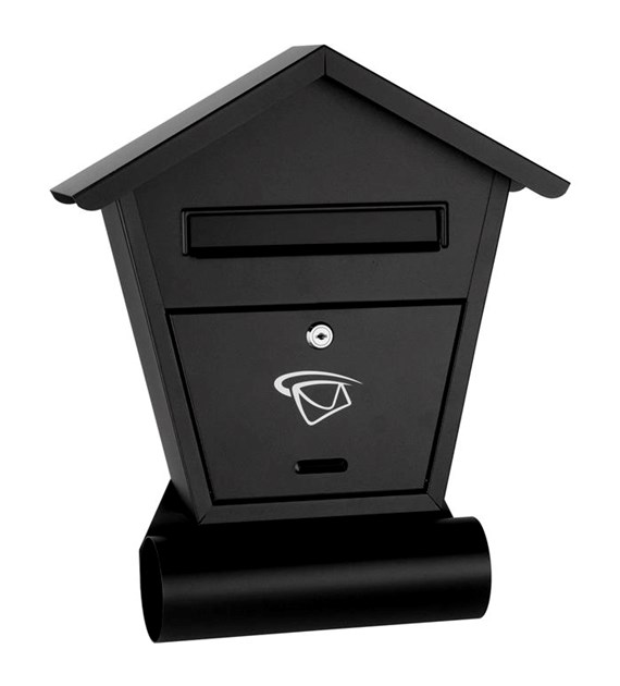 Skrzynka na listy domek duży z tubą 450x400x70mm