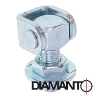 Zawias regulowany do przyspawania M20 DIAMANTO