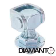 Zawias regulowany do przyspawania M20 DIAMANTO