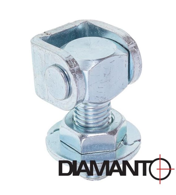 Zawias regulowany do przyspawania M20 DIAMANTO