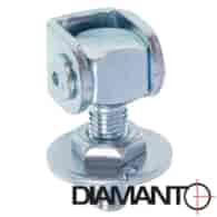 Zawias regulowany do przyspawania M16 DIAMANTO